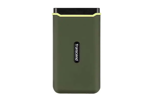 2.0TB  Transcend Portable SSD ESD380C Military Green, USB-C 3.2 (96x54x12mm, 75g, R/W:2K/2K MB/s) - photo