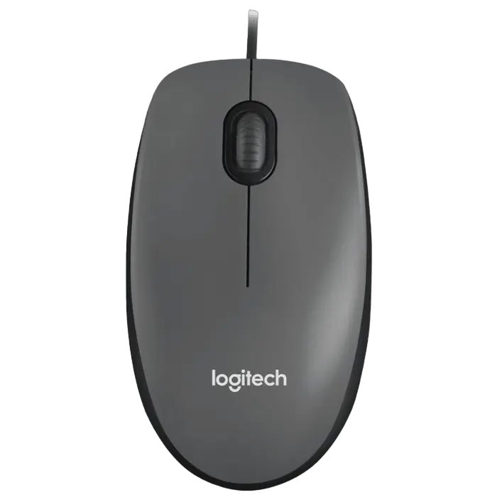 Mouse Logitech M100, Gri - photo