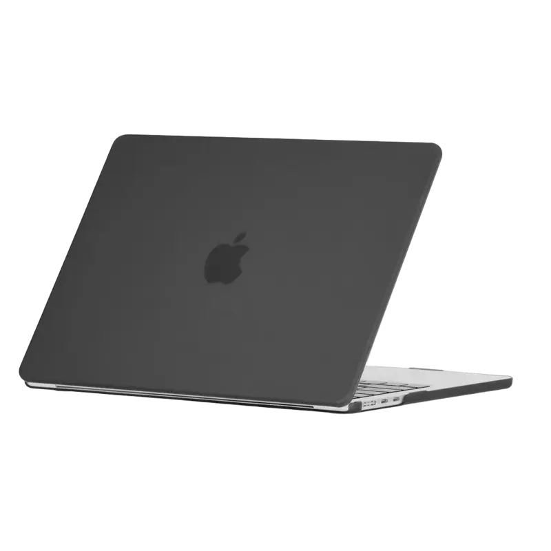 Husă pentru laptop Tech Protect Smartshell Macbook Air 13 (2022), 13.6", Policarbonat, Negru mat - photo
