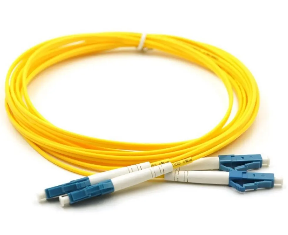 Fiber optic patch cords, singlemode duplex core LC-LC 3M, APC Electronic - photo