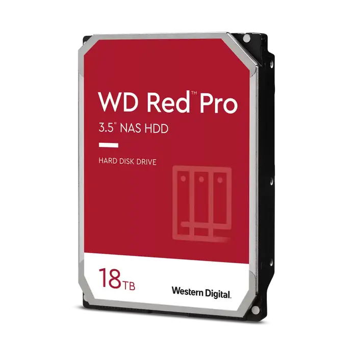 Жесткий диск Western Digital WD Red Pro, 3.5", 18 ТБ <WD181KFGX> - photo