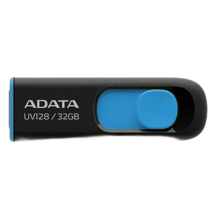 Memorie USB ADATA UV128, 32GB, Negru/Albastru - photo