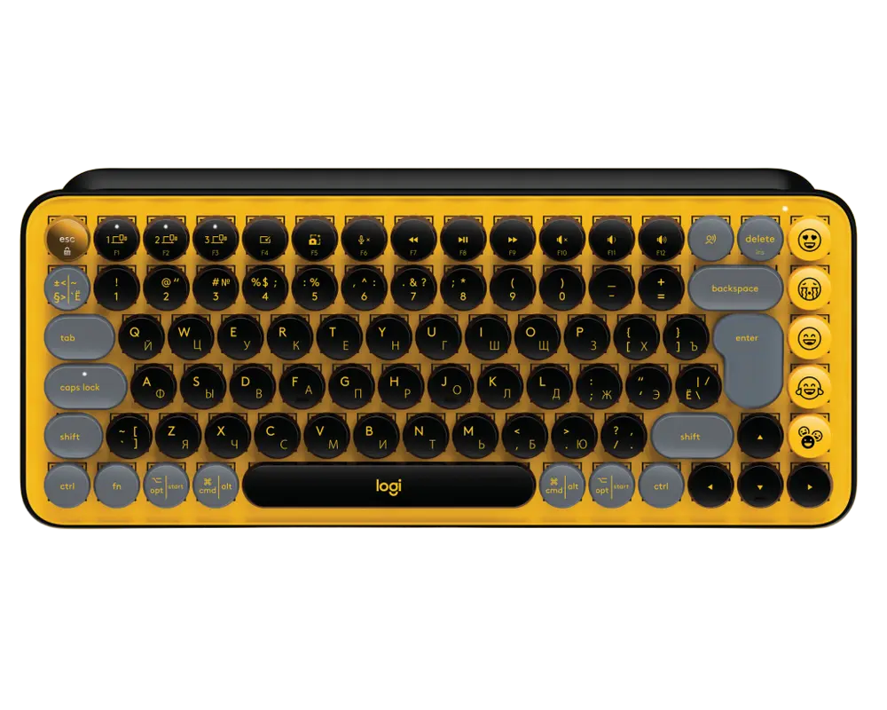 Клавиатура Logitech POP Keys, Беспроводное, Blast - photo