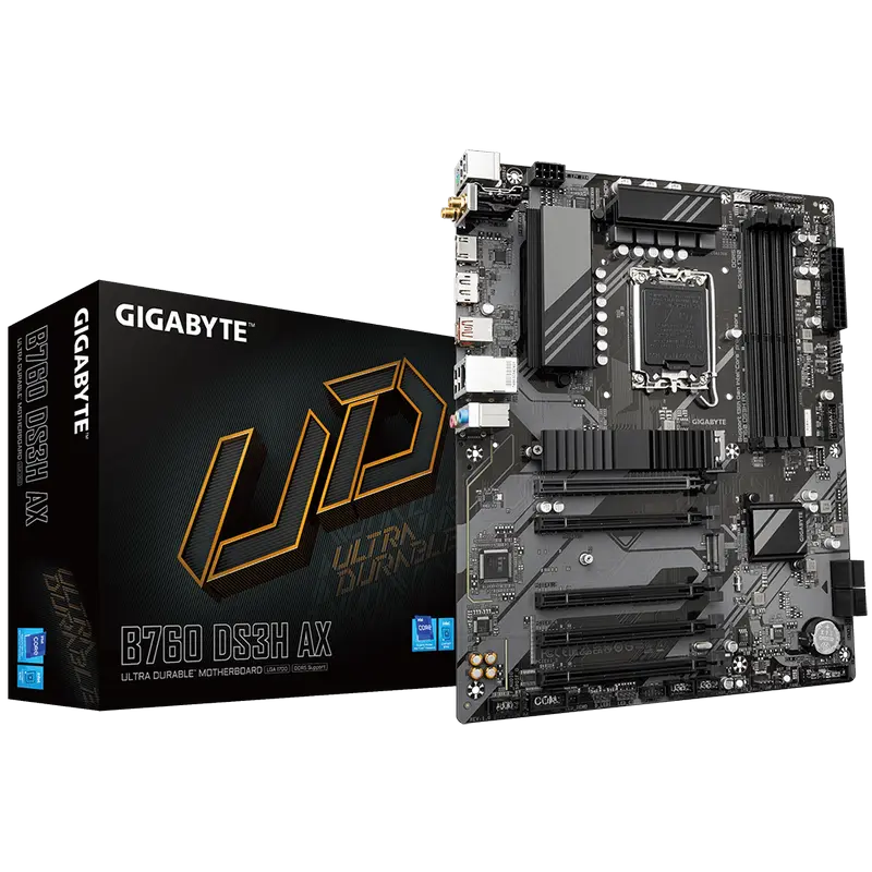 Placă de bază Gigabyte B760 DS3H AX, LGA1700, Intel B760, ATX - photo