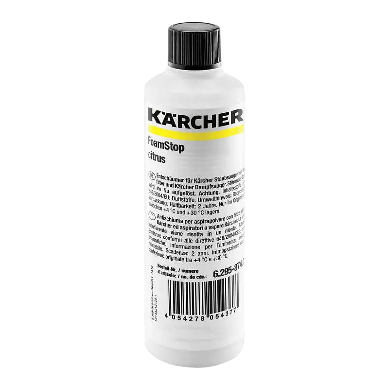 Lichidul impotriva spumei cu parfum anti-alergen de citrice Karcher, 125ML - photo