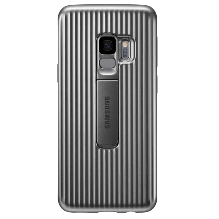 Чехол Samsung Protective Stadning Cover for Galaxy S9, Серебристый - photo