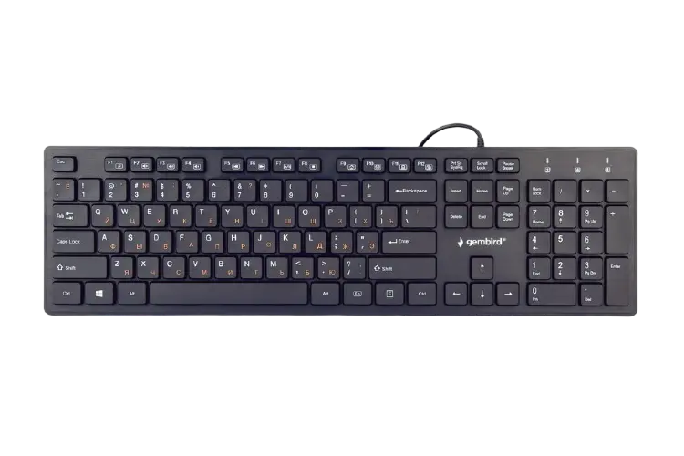 Tastatură Gembird KB-MCH-03-RU, Cu fir, Negru - photo