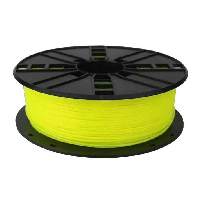 Filament pentru imprimantă 3D Gembird 3DP-PLA1.75-01-FY, PLA, Galben Fluorescent, 1.75 mm, 1kg - photo