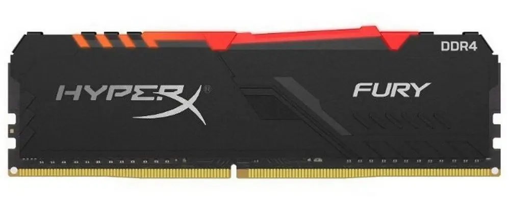 Memorie RAM Kingston HyperX FURY RGB, DDR4 SDRAM, 3733 MHz, 16GB, HX437C19FB3A/16 - photo