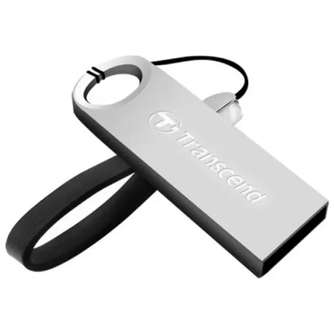 USB Flash накопитель Transcend JetFlash 520, 8Гб, Серебристый - photo