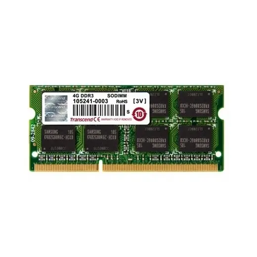 4GB DDR3 1333MHz SODIMM 204pin Transcend PC10600, CL9, 1.5V - photo