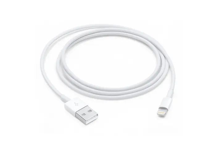 Original Apple Lightning to USB Cable (1 m), Model A1480, White. - photo