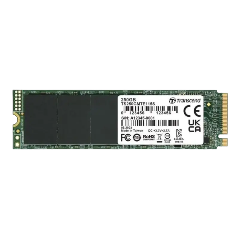 Накопитель SSD Transcend MTE115S, 250Гб - photo
