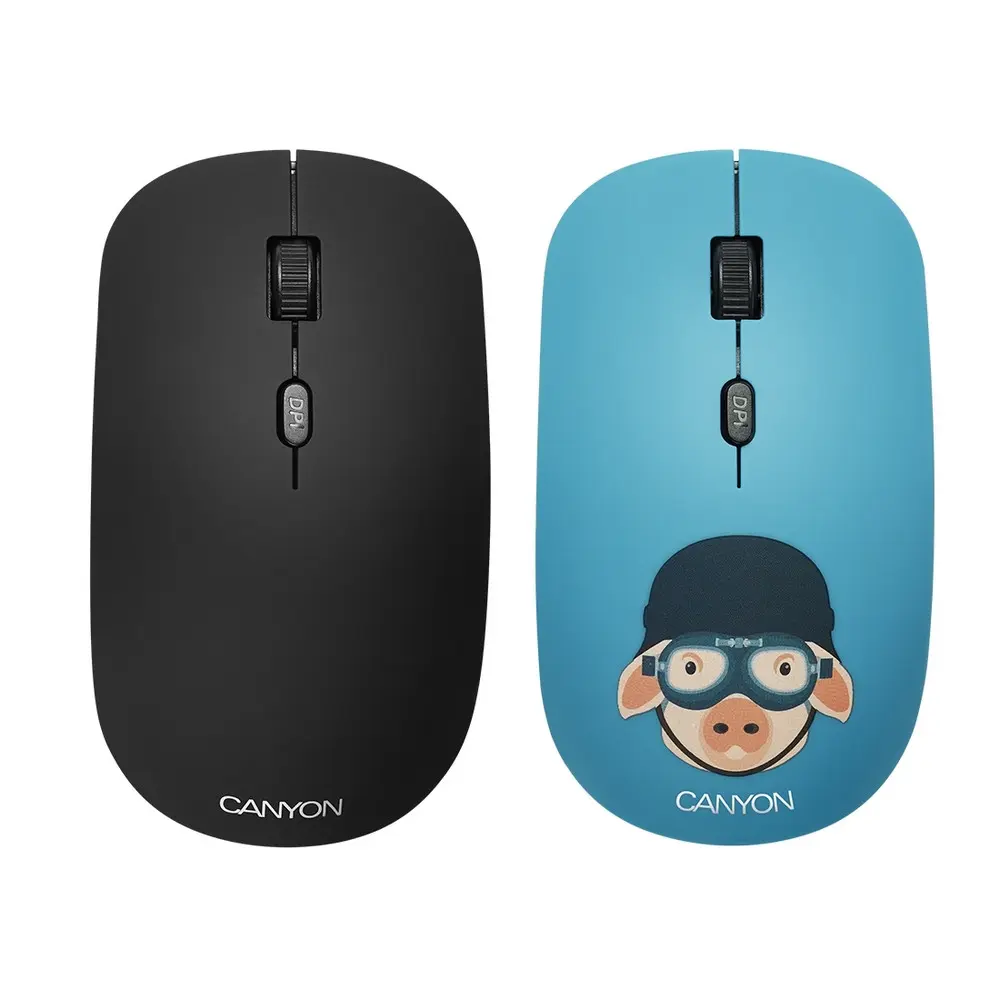 Mouse Wireless Canyon CND-CMSW401MP, Multicolor - photo