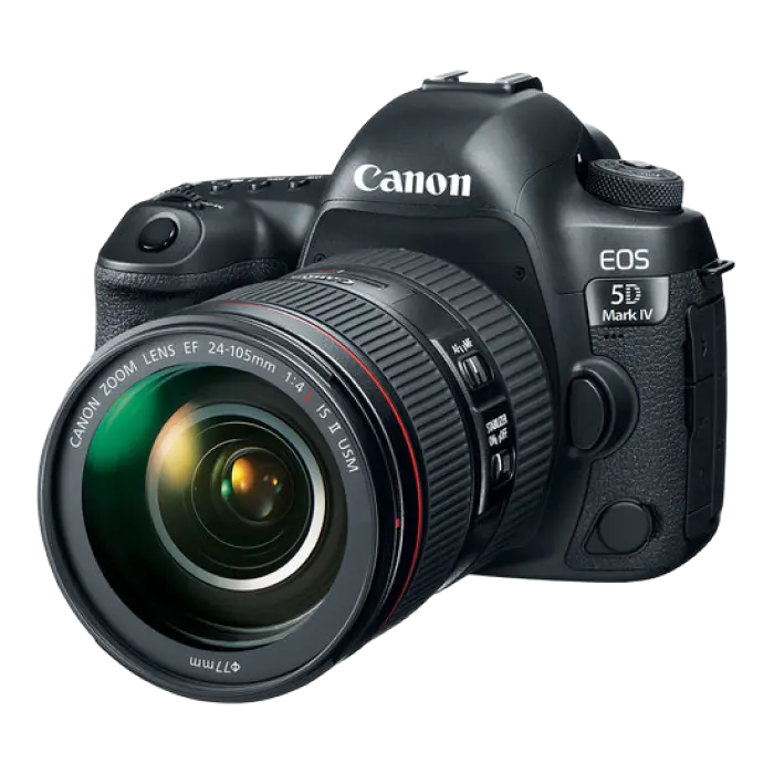 Aparat foto DSLR Canon EOS 5D Mark IV KIT (+ EF24-105 f/4 L IS USM), Negru - photo