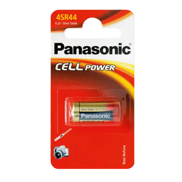 Baterii Panasonic 4SR-44L, SR44 , 180mAh, 1buc. - photo