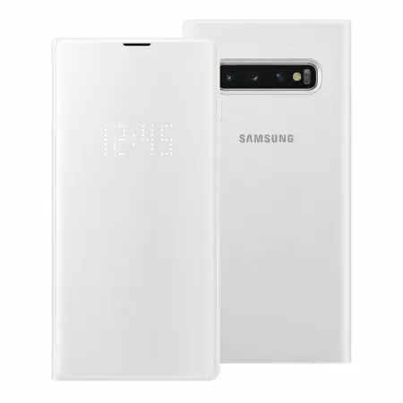 Husă Samsung LED Flip Wallet for Galaxy S10, White