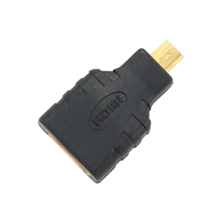 Convertor Video Cablexpert A-HDMI-FD, HDMI (F) - micro-HDMI (M), Negru - photo