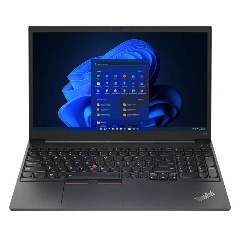 Laptop Business 15,6" Lenovo ThinkPad E15 Gen 4, Negru, Intel Core i5-1235U, 16GB/512GB, Fără SO - photo