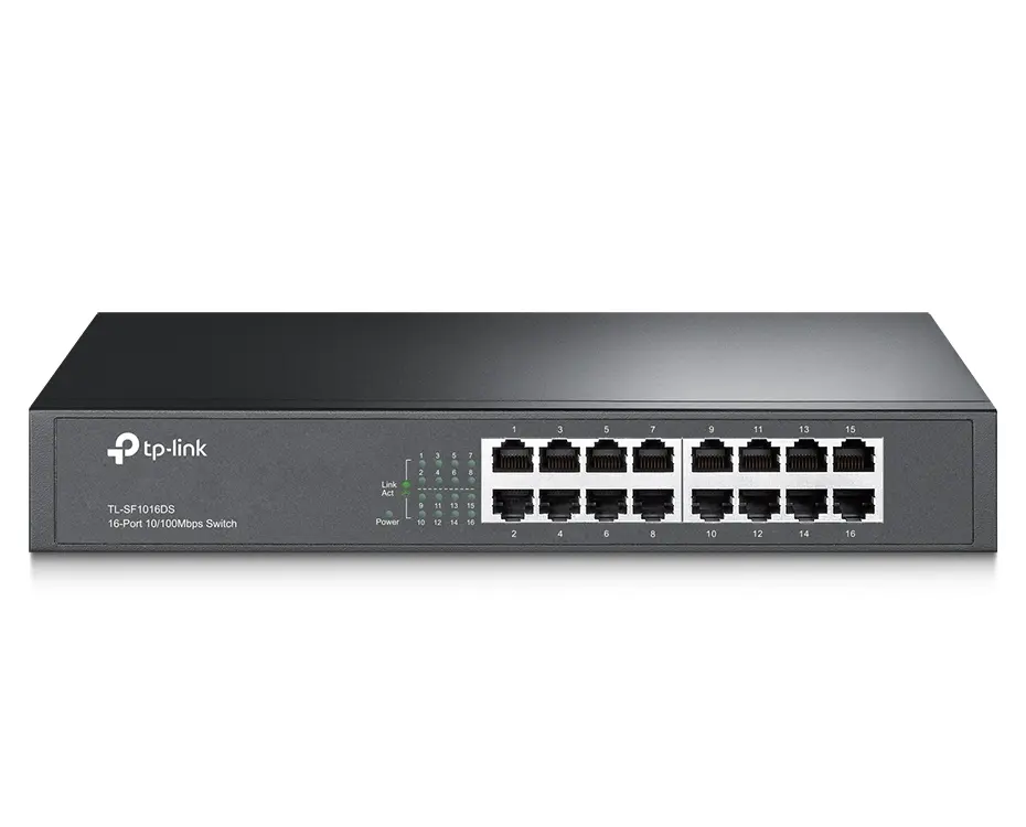 Switch de rețea TP-LINK TL-SF1016DS, 16 x 10/100Mbps