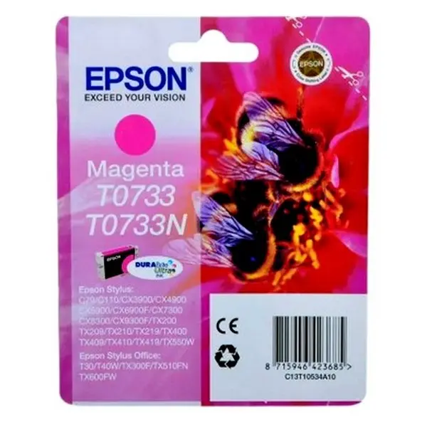 Cartuș de cerneală Epson T073 DURABrite Ultra, C13T10534A10, Magenta - photo