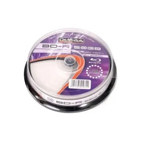 DVD Omega Blu-Ray Freestyle, 25 GB, 6 x, 10 buc, Cake, imprimabil - photo