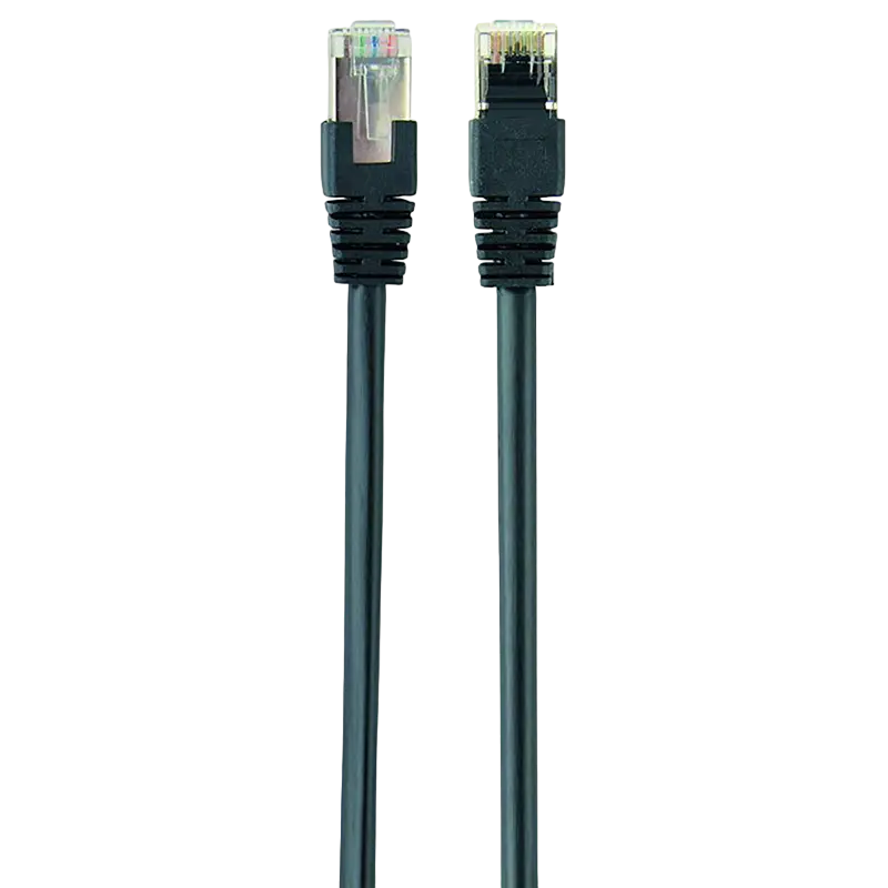 Патч-корд Cablexpert PP22-2M/BK, Cat5e FTP, 2м, Чёрный - photo