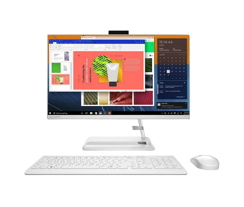 Computer All-in-One Lenovo IdeaCentre 3 24IAP7, 23,8", Intel Core i3-1215U, 8GB/512GB, Fără SO, Alb - photo
