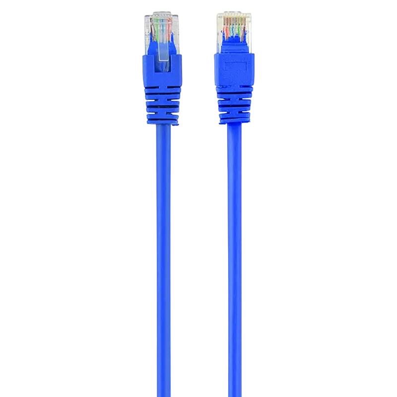 Patch cord Cablexpert PP12-0.25M/B, CAT5e UTP, 0,25m, Albastru - photo