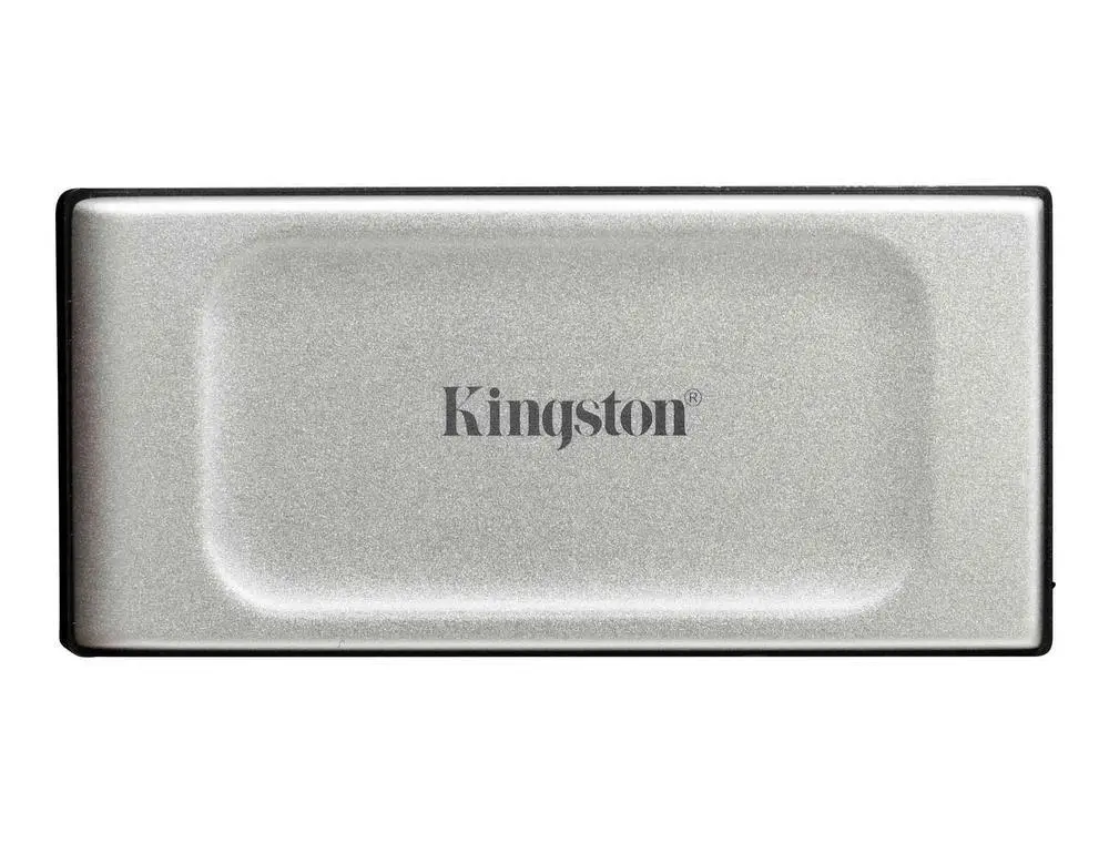 2.0TB Kingston Portable SSD XS2000 Silver, USB-C 3.2 (69.5x32.6x13.5mm, 28.9g, R/W:2K/2K MB/s) - photo