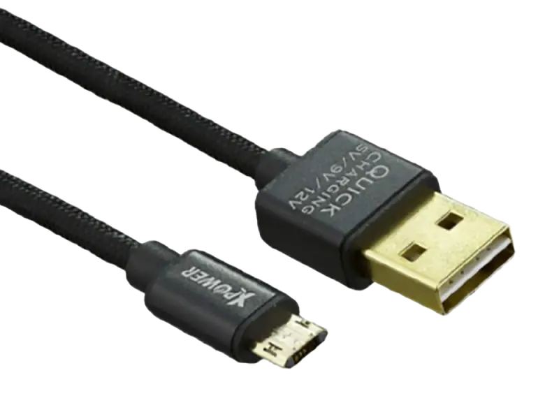 Cablu încărcare și sincronizare Xpower Micro cable Speed Cable, USB Type-A/micro-USB, 1,2m, Negru - photo