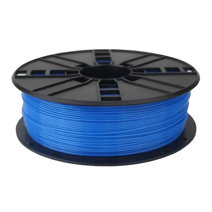 Filament pentru imprimantă 3D Gembird 3DP-ABS1.75-01-FB, ABS, Albastru Fluorescent, 1.75 mm, 1 kg - photo