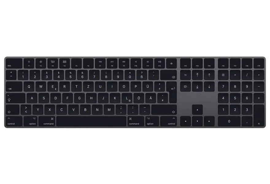 Клавиатура Apple Magic Keyboard with Numeric Keypad, Беспроводное, Серый - photo