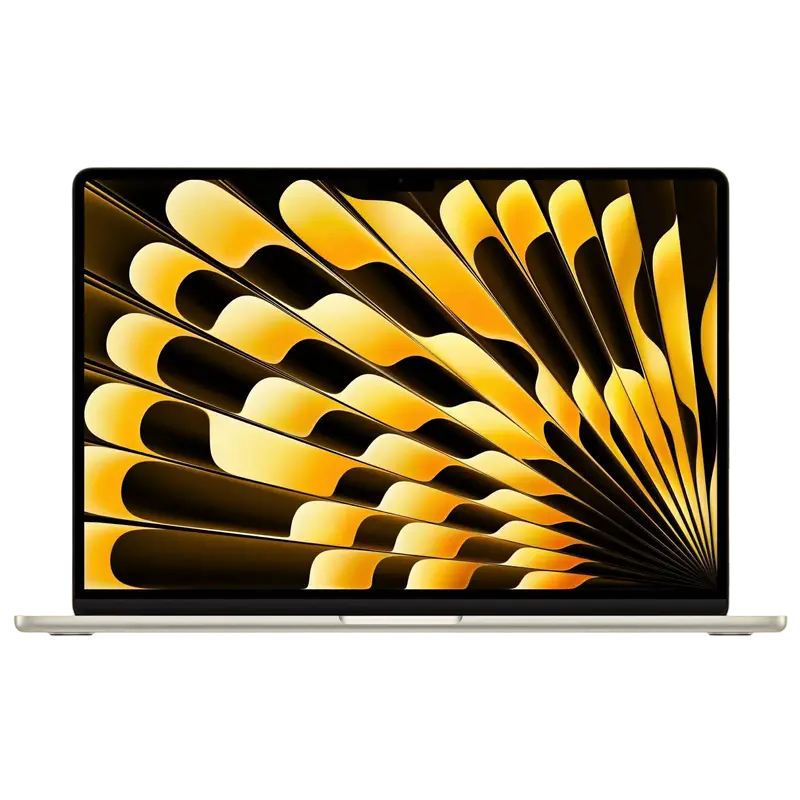 Ноутбук 15,3" Apple MacBook Air A2941, Starlight, M2 with 8-core CPU and 10-core GPU, 16Гб/512Гб, macOS Ventura - photo