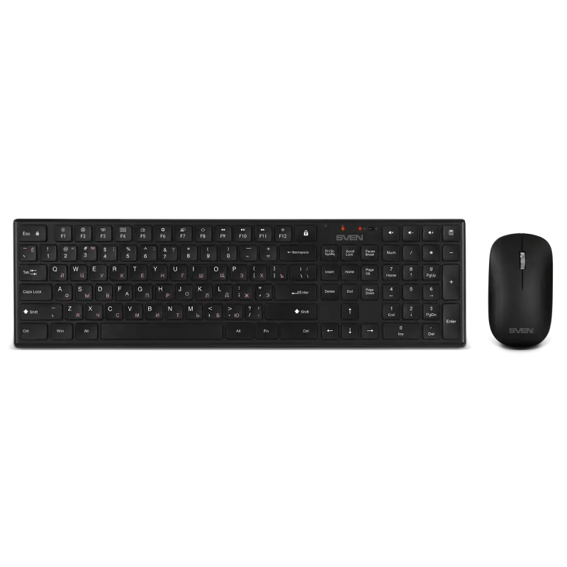 Клавиатура и мышь SVEN KB-C2550W, Беспроводное, Чёрный - photo