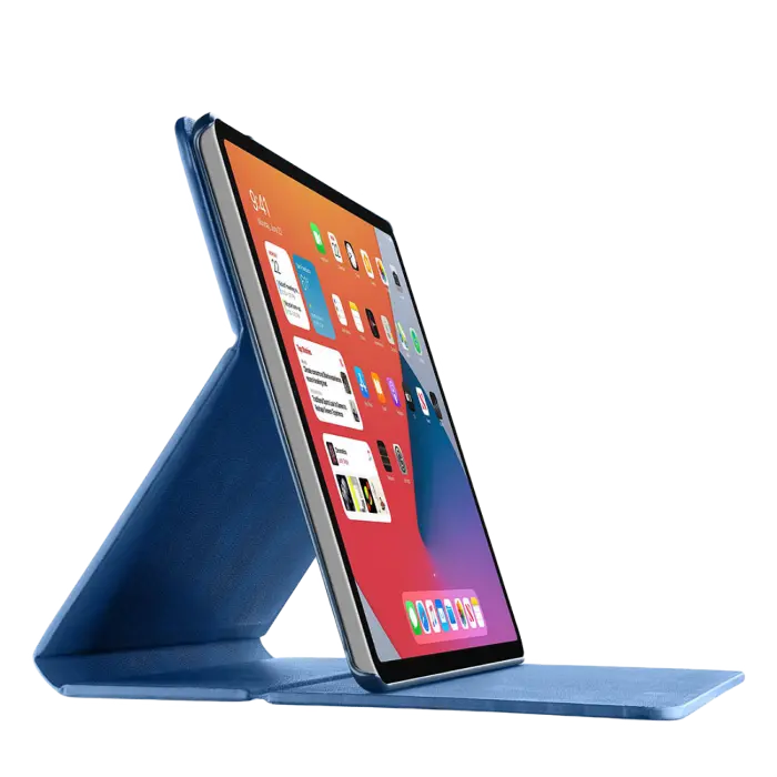 Чехол для планшета Cellularline Folio - iPad Air 10.9" (2020),  Искусственная кожа, Синий - photo