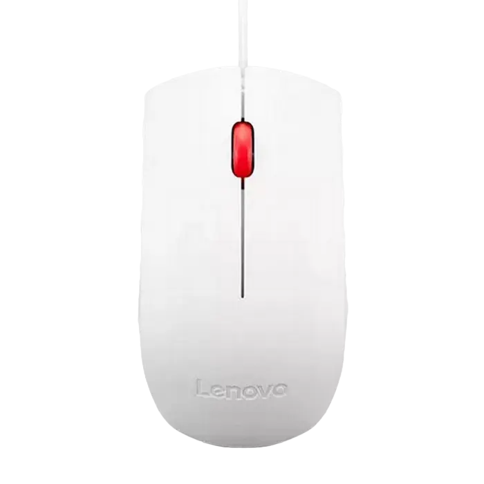 Mouse Lenovo Essential USB, Alb - photo