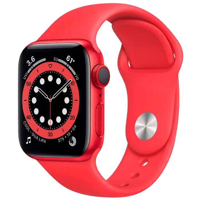 Умные часы Apple Watch Series 6 GPS M00A3, 40мм, Красный - photo