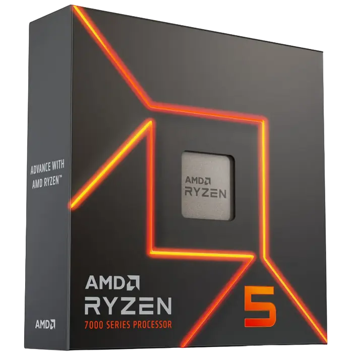 Процессор AMD Ryzen 5 7600X, Radeon Graphics, Box - photo