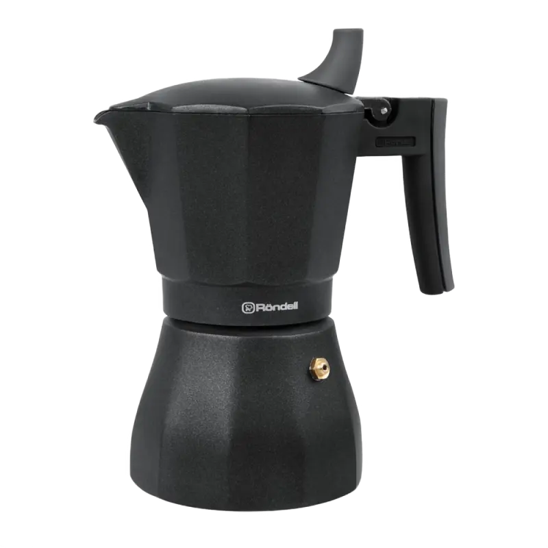 Гейзерная кофеварка Rondell RDS-499, Чёрный - photo