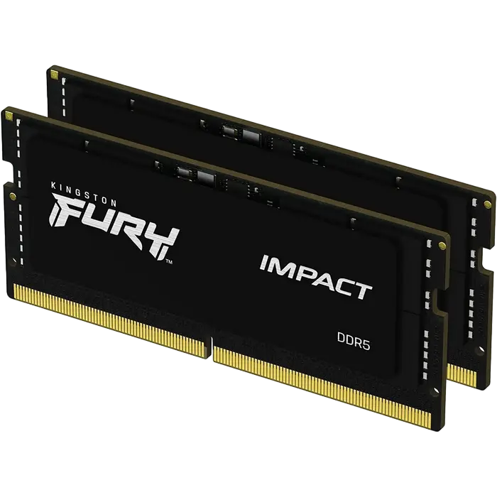 Оперативная память Kingston FURY Impact, DDR5 SDRAM, 6000 МГц, 32 Гб, KF560S38IBK2-32 - photo