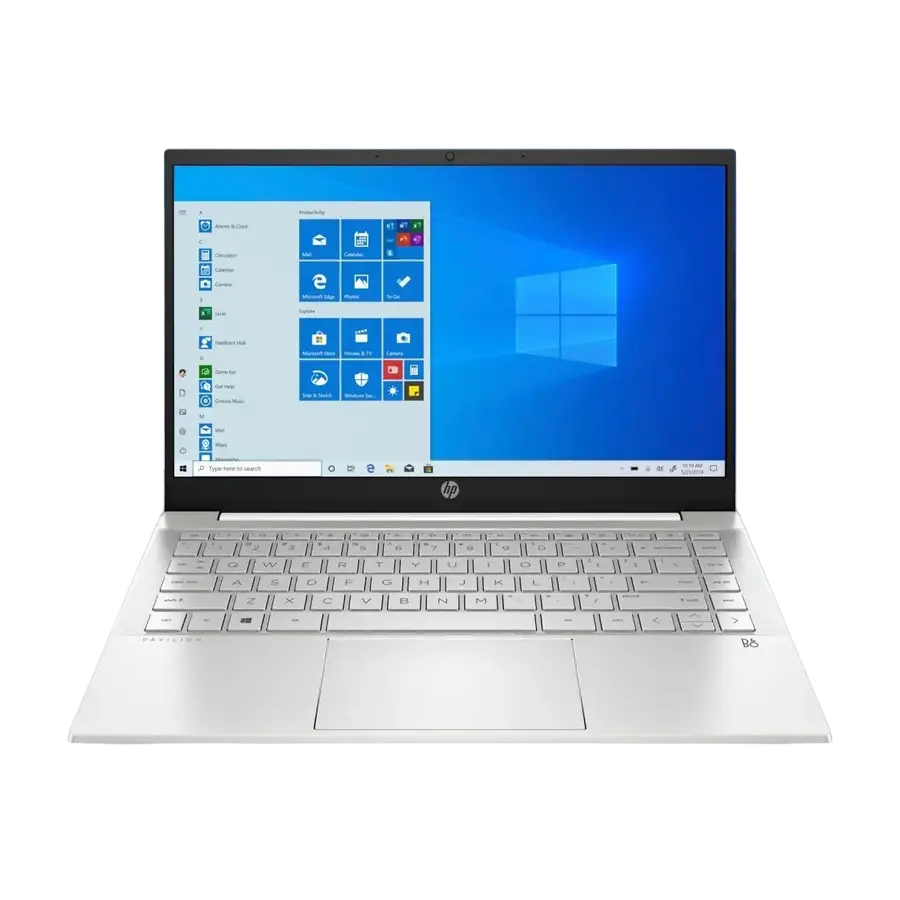 Laptop 14" HP Pavilion 14-ec0034ur, Natural Silver, AMD Ryzen 5 5500U, 8GB/512GB, FreeDOS - photo
