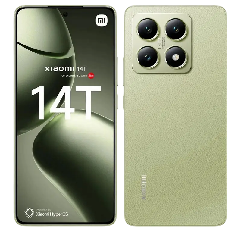 Smartphone Xiaomi 14T, 12GB/256GB, Lemon Green - photo