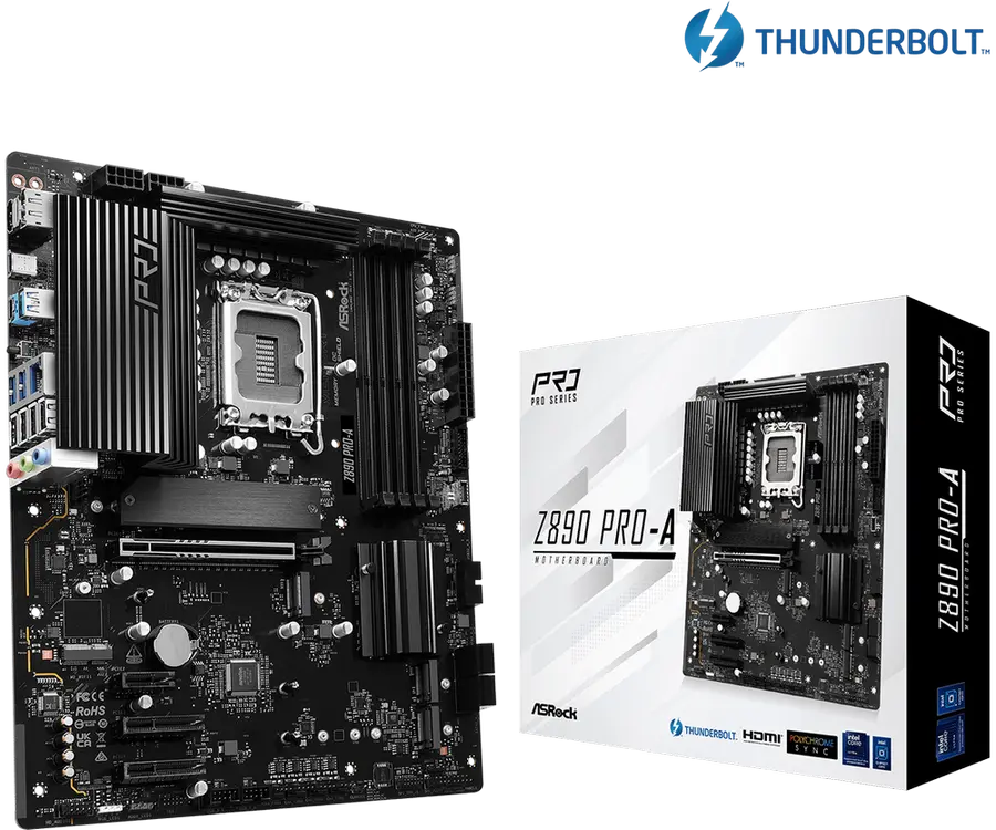 Placă de bază ASRock Z890 PRO-A, LGA1851, Intel Z890, ATX - photo