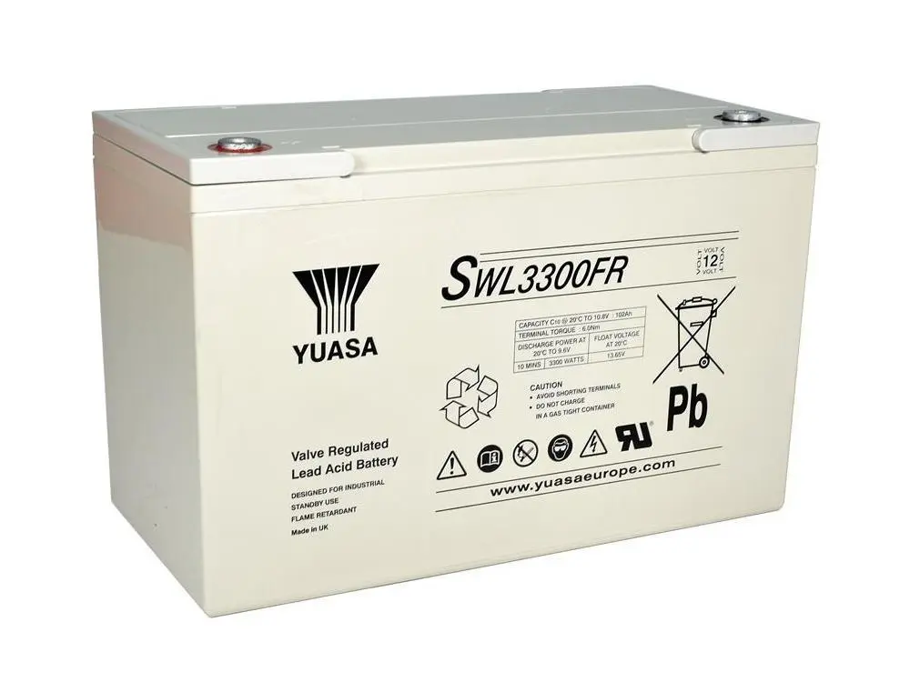Baterie UPS 12V/ 110.2AH Yuasa SWL3300/FR, 10-12 years, Long Life - photo
