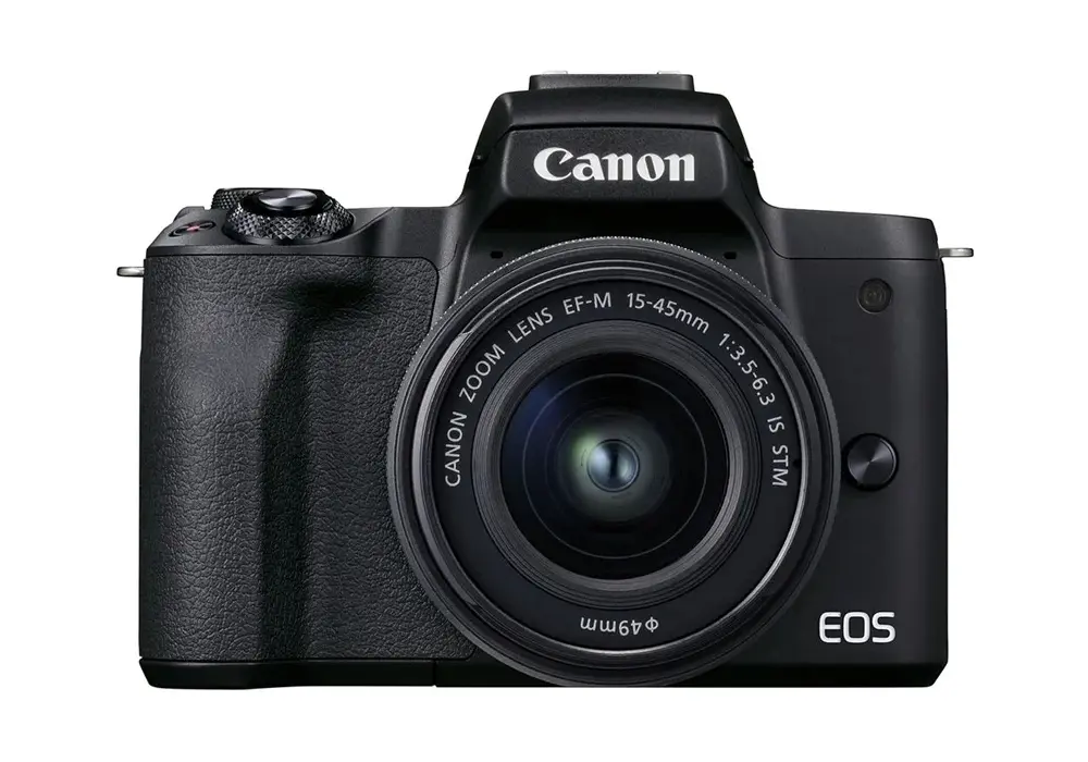 Aparat Foto Mirrorless Canon EOS M50 Mark II + EF-M 15-45 IS + EF-M 55-200 IS, Negru - photo
