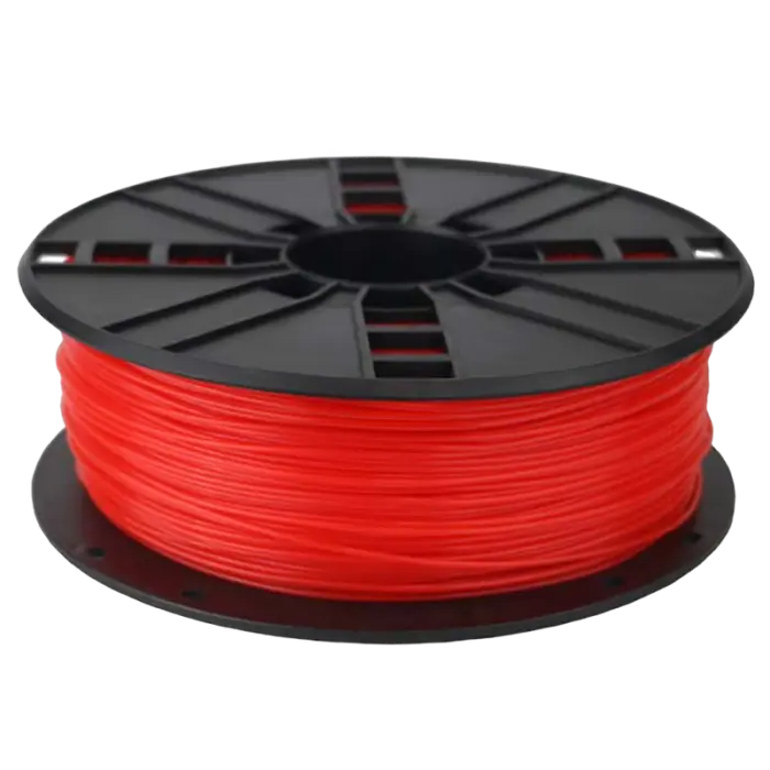 Filament pentru imprimantă 3D Gembird 3DP-ABS1.75-01-FR, ABS, Roșu Fluorescent, 1.75 mm, 1kg - photo