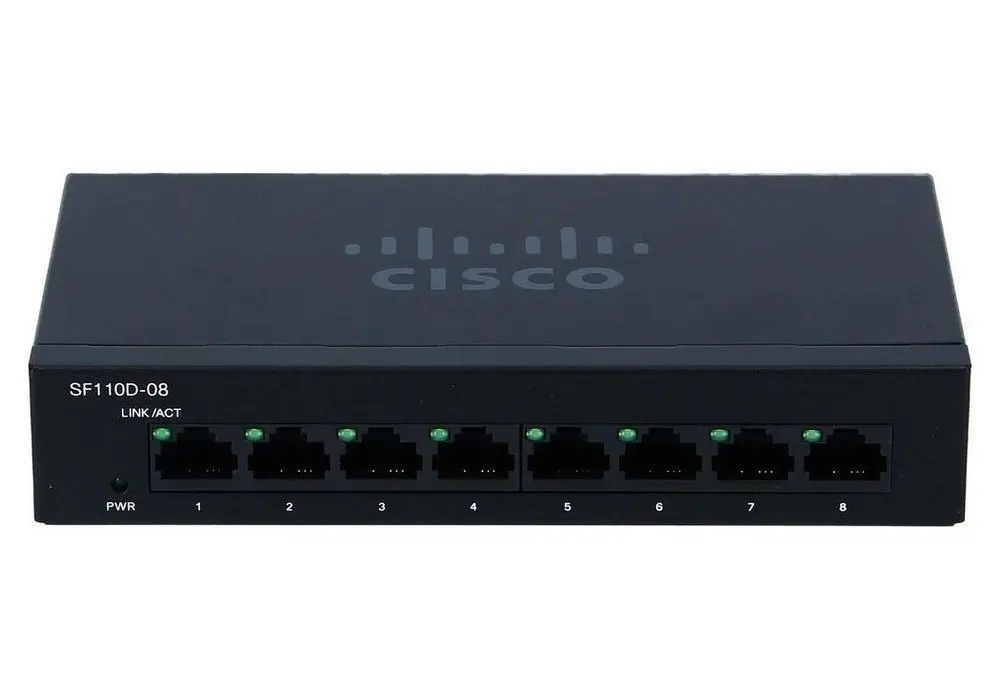 Сетевой коммутатор Cisco SF110D-08, 8x 10/100 Мбит/с - photo