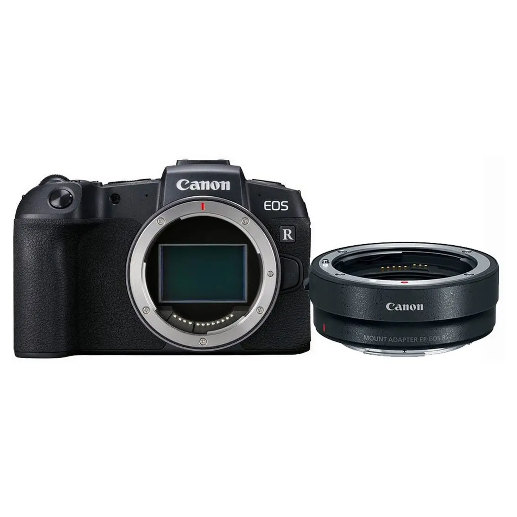 Aparat foto DSLR Canon EOS RP + Adapter + EF Lenses, Negru - photo