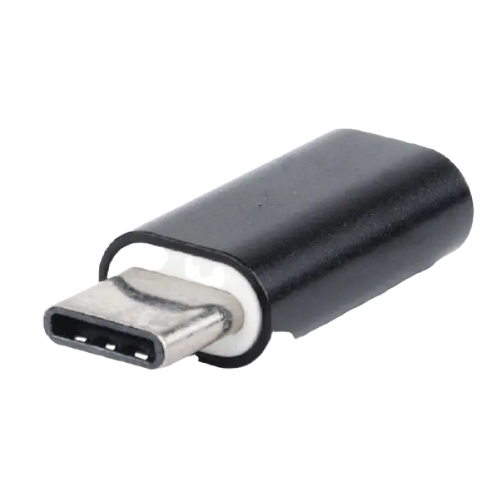 Адаптер для USB-кабеля Cablexpert A-USB-CM8PF-01, USB Type-C/Lightning (F), Чёрный - photo